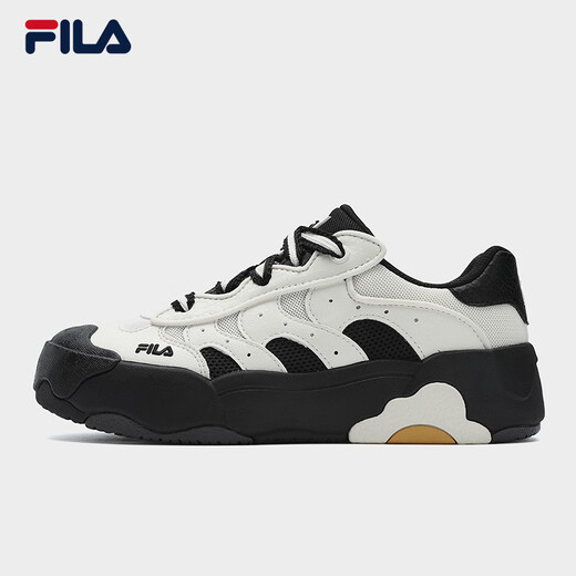 Fila Yang Mi mismo zapatos de paquete de huevo Fila Women's Shoes 2025 Summer New Board Zapatos zapatos casuales de zapatillas de soldadura gruesa Leche White/Black-GB 37.5