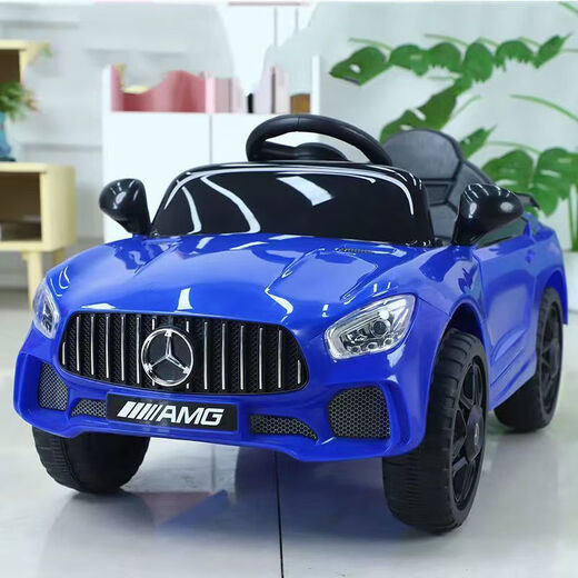 Timminy Mercedes-Benz large baby electric car four-wheel remote control can sit on children off-road stroller baby toy car can sit on people Black super + full function 9 hours of play leather seat / lithium battery extra large body + double doors