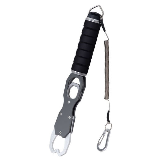 Xushansi multifunctional aluminum alloy belt weighing fishing device fishing pliers fishing gear clamps lures flat mouth silver