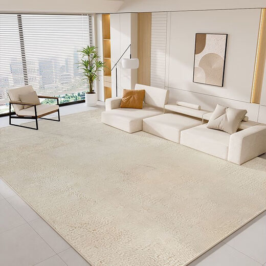 Tianjin carpet living room 2025 new light luxury sofa floor mat with no washing and erasable household waterproof bedroom thick PDD Qingqiang-13566 upgraded three-waterproof crystal velvet 1 piece wide 80*160 cm waterproof and clean with one wipe