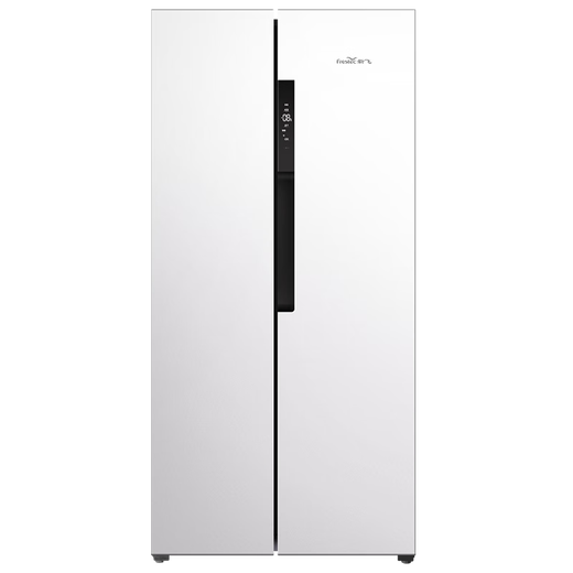 Xinfei (Frestec) 450L side-by-door ultra-thin zero-embedded Hongmeng Intelligent Inverter first-level energy-saving energy-saving air-cooled frost-free two-door large-capacity bottom cooling sterilization and odor-free refrigerator 450L 60cm flat embedded ultra-thin bottom cooling sterilization snow white