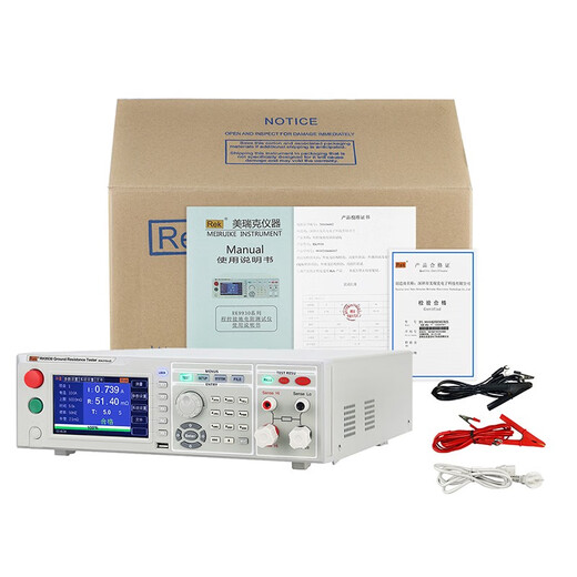 Merik RK9930AB program-controlled grounding resistance tester electrical equipment grounding wire resistance detection alarm RK9930A standard with AC3-40A