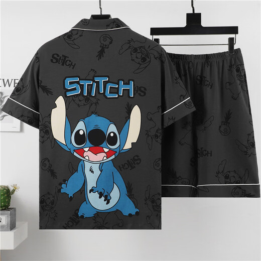 UKUHPK男士夏季薄款卡通短袖睡衣家居服套装 卡通3271【品牌款】 M 标准(高165\100斤)