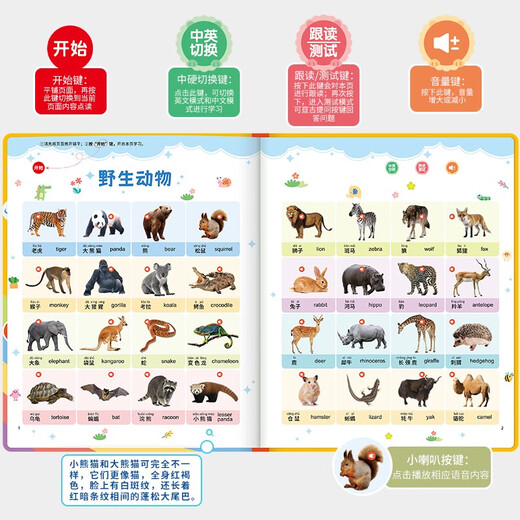 儿童早教03-6充电中英文电子书识点读学习机宝宝拼音有声读物 早教启蒙+唐诗三百充电款