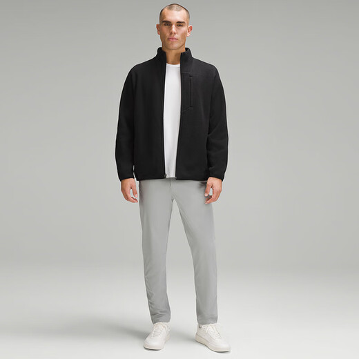 Lululemon丨Sojourn Men's Brushed Lined Knitted Jacket LM3EW9S Black/Black L