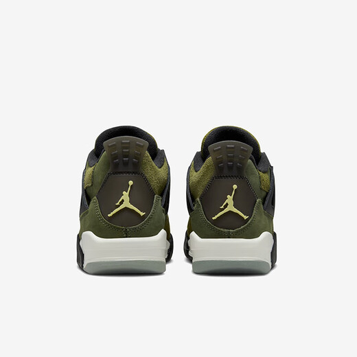 Nike Air Jordan 4 Retro GS AJ4 Olive Green Big Children/Женские ретро-баскетбольные туфли [Trend] FB9928-200 38,5