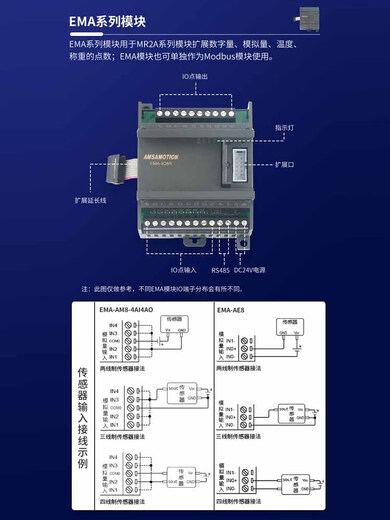 Modbus Switch Analog TCP en RS485 Entrée et sortie Ethernet Remote IO Module d'acquisition avec port réseau + RS4858DI + 8DO + 6AI + 2AO