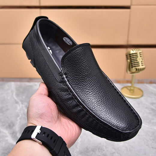 Satchi Light Luxury Leather Zapatos para hombres de cuero genuino para hombres Capas casuales de cuero de cuero de vaca Zapatos de hombres para hombres para el pie SOMPLE SOLO CONDUCTOR
