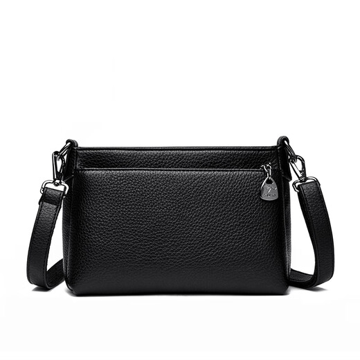 晶轼女士包包2025新款女士单肩包高级感小方包中年妈妈百搭斜挎包软皮 卡其