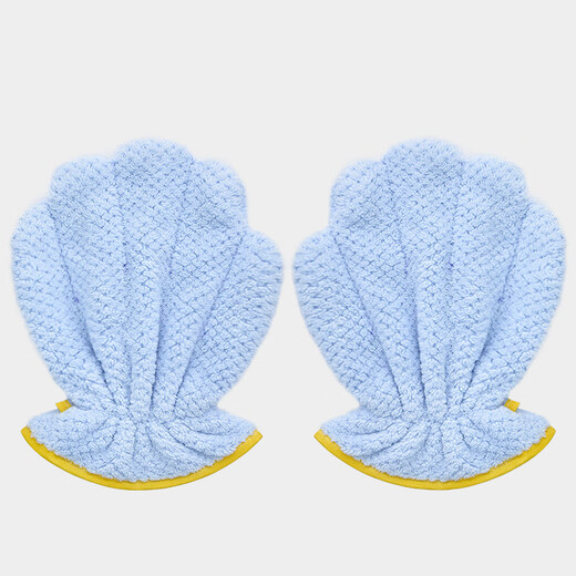 Pet dog bathing strong water-absorbent thickened gloves towel bath towel Teddy Bichon bath towel quick-drying cat bathrobe a pair of blue magic gloves