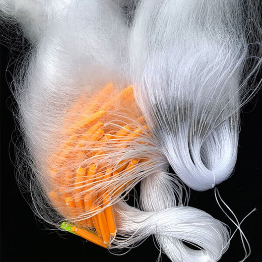 Special three-layer fish net for Chunshe Reservoir, sinking net and sticky net fish net for catching big fish, wire mesh, fishing net, three-layer thickening, 2 meters high, 100 meters long, inner net, deepened inner pocket, 5 fingers