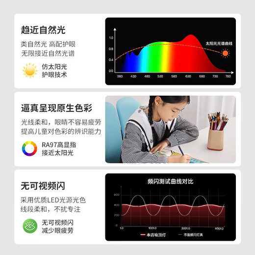 小米米家APP卧室灯吸顶灯简约现代主卧房间灯新款阳台过道灯 32W 3893-胡桃木色48.5cm-