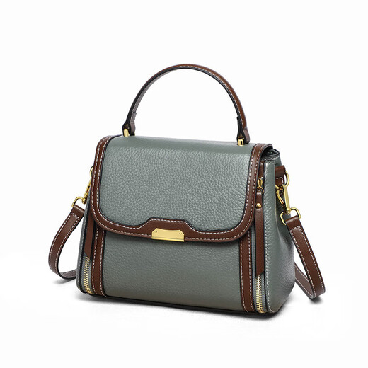 
Enlike International Luxury Brand 2025 New Handbag Fashion Leather High-quality Texture Shoulder Bag Versatile Crossbody Bag Black