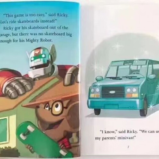 [Peking Pick Book] Klick-to-Lead-Version von Viagra Roboter 9 Bände Mighty Robot Geschenkbox Full Color English Kinderbuch Star Wars 10 Bände