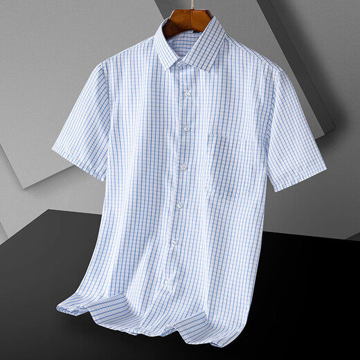 TJQ High-Ded 2025 Summer de manga corta de manga corta de manga corta de la sola de moda de mediana edad y solapa de moda jóvenes de bolsillo de bolsillo de bolsillo real DX6624 DX6624 m /165 [peso recomendado] 100-120Jin [Jin equivale a 0.5 kg]