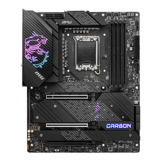 MSI (MSI) Stock Package MSI Z690 Carbon WiFi Dark Computer Mother Support prend en charge le 13/12/14 GÉNÉRATION CPU MSI PRO Z690-A