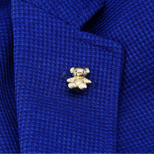 Shijun (Shijun) Brooch rétro plaqué avec une broche d'ours muette Broche à colonne