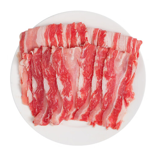 Zhuo Chen imported raw cut beef slices 400g snowflake beef roll beef slices barbecue barbecue hot pot fresh beef