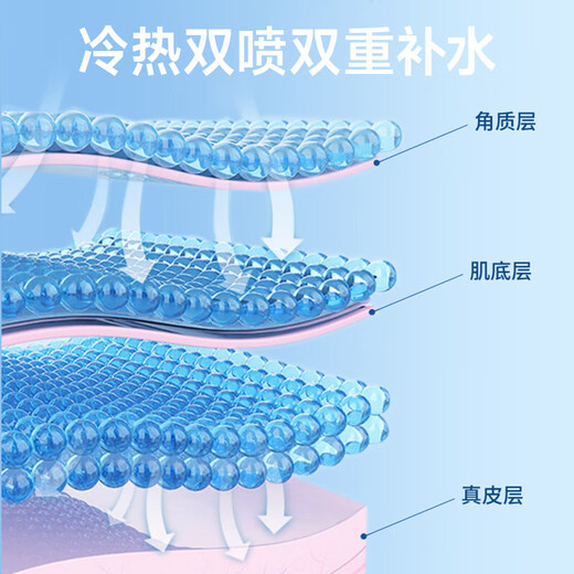 Relieve dryness, facial steamer, hot and cold dual-spray facial household moisturizing nano-spray mask hydration device, fully upgraded, daily good things for women and men in autumn and winter, pink Z16