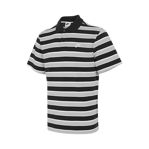 Nike (Nike) Herren Sport Set 25 Sommer Neues komfortables, atmungsaktives Polo-Hemd Kurzarm T-Shirt Fünf-Cross-Shorts Zweiteiler FN3897-010+DV9858-084 S