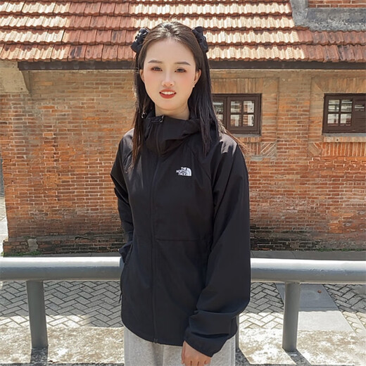 北面（The North Face）25春秋款女防晒衣户外轻薄透气休闲夹克外套8EXD正品速发 JK3 S 155/80A (建议80-90斤)