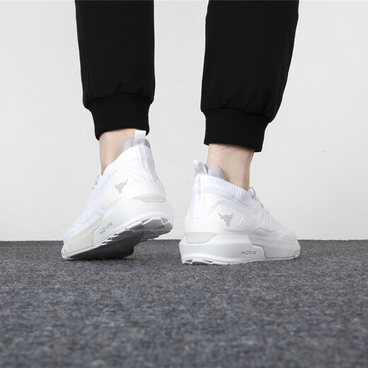 Under Armor low-top women's sneakers, wear-resistant, lightweight, breathable, shock-absorbing comprehensive training shoes, white 35.5