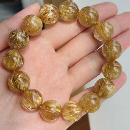 Blonde Crystal Bracelet Blonde Sparkling Titanium Crystal Bracelet