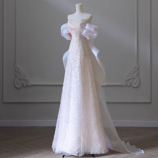 Zi Jiafu Robe de mariée légère de l'industrie lourde haut de gamme