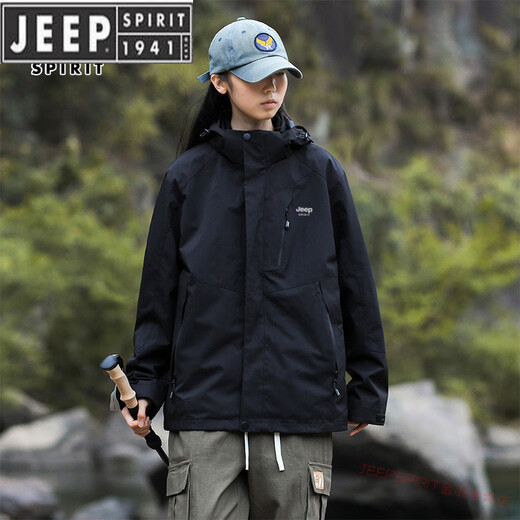 Jeep Spirit Jeep al aire libre Trescho de amortiguadores de tres en uno 2025 Traje de altura de montaña para hombres de primavera y otoño