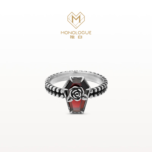 MONOLOGUE Monologue Europa Rhapsody Rose Garnet Ring MJ30 Birthday Gift Premium Classic Couple Rose Gemstone Ring No. 12