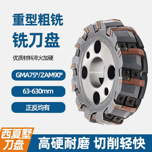 GMA75 degree MA90 degree Changzhou Heavy Duty Indexable Milling Disk Pad Boring and Milling Rough Processing Disk MA12590 degree 40 hole 6 teeth Diamond Pieces