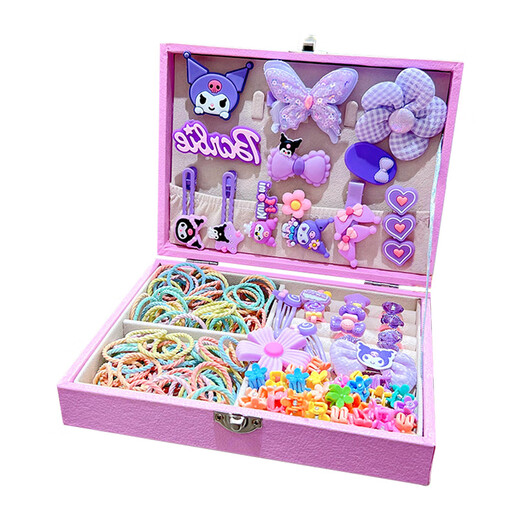
Card Story Kulomi Birthday Gift Girl Simulated Hair Accessories Set Gift Box Children's Day Toy Ceremony Jewelry Box *Melodi*[Deluxe Edition] Gift Box