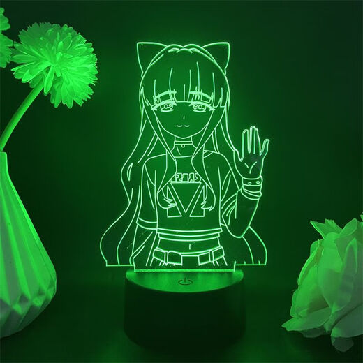 Pretty photo shoots and dreams of becoming a magic girl figure USB night light dance Shina Duna Kelis Tenkawa Kaorko anime 4877 Tenkawa Kaorko black background 16 colors + remote control + usb + battery compartment