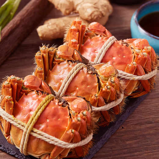 Live crabs, fresh hairy crabs in autumn colors in the lake, male 4.0-4.3 female, 3.0-3.3 pairs, 4 pairs, ropeless, full-weight New Year gift box, straight from the source