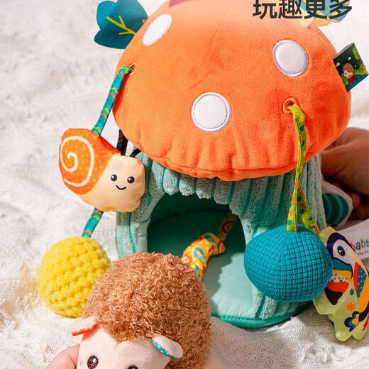 婴儿拉拉乐玩具手部精细摇铃推车挂件6-12月宝宝抽抽乐 jollybaby海狮拉绳拉拉乐