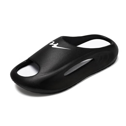 
Double Star Ba Special Wear Summer Slippers Men's Outdoor Wear 2024 Teenagers Outdoor Thick Sole Outdoor Sliding Feeling Unslip (LZ)WDSM-70483-2 Black and White 42-43