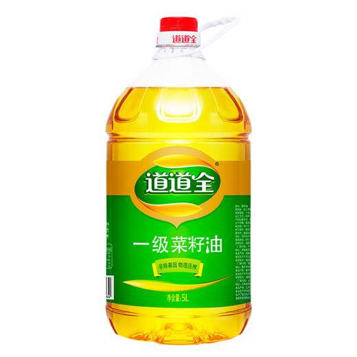 Daodao rapeseed oil edible oil first-grade rapeseed oil physically pressed non-GMO 5L*1 barrel