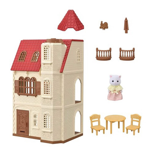 
Sylvanian families (Sylvanian families) elevator building set, play house girl toy doll set