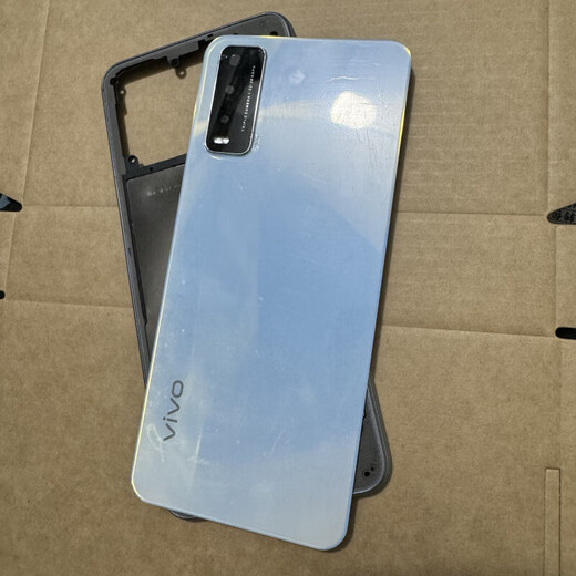 Vivo adapts to Y30 battery cover, new mobile phone original back cover, front shell, middle frame card tray, power on, volume button button, y30 black single-chip back cover, shell x vivo