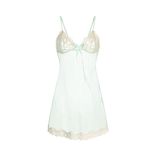 Sexy und interessante Unterwäsche-Pyjamas Uniform kleine Brüste große Größe 2025 Neues Set Passion Pure Desire M Empfohlen 80105jin [Jin entspricht 0,5 kg] 3883 Green Night Dress t-Pants