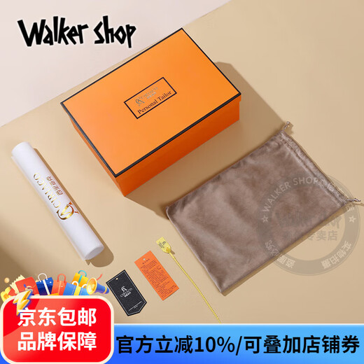 Walker Shop woolen coat men's spring 2025 double-sided woolen coat mid-length hooded windbreaker jacket men's black M /170