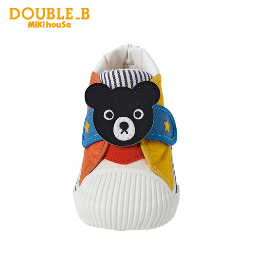 MIKIHOUSE Japanese-made toddler shoes baby non-slip Bear King shoes for boys and girls shell toe mandarin duck shoes DOUBLE_B multi-color 13.5 (suitable for feet 13cm long)