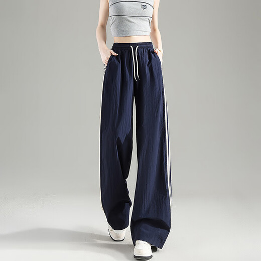 
Tang Shi 2025 summer women's spliced ​​casual pants