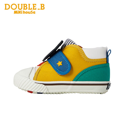 MIKIHOUSE Japanese-made toddler shoes baby non-slip Bear King shoes for boys and girls shell toe mandarin duck shoes DOUBLE_B multi-color 13.5 (suitable for feet 13cm long)