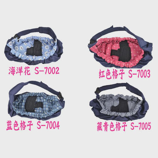 LNGA LANDGRE multi-functional baby strap baby back bag baby bag baby bag turban mother and baby feeding bag single and double shoulder strap blue ocean flower