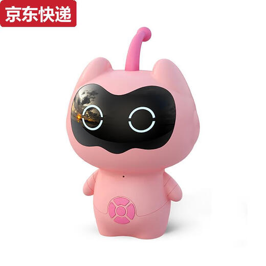 
Qilicai AI intelligent early childhood education children's storytelling baby learning dialogue infant comfort robot remote control Bluetooth pig blue memory 10000+ content