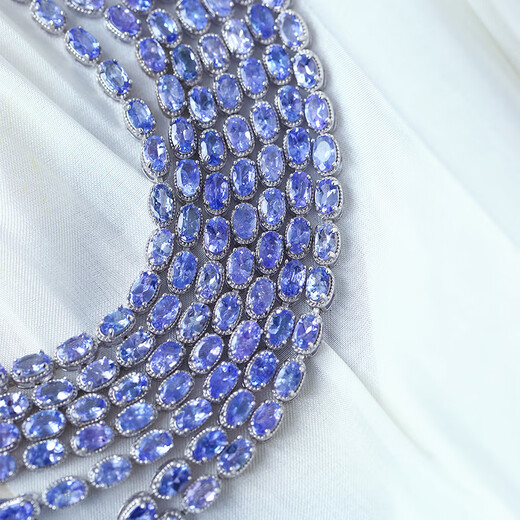 CAOX high-quality colorful natural tanzanite sterling silver inlaid bracelet for women, crystal colored gemstone, precision silver jewelry, loose stone about 3*5MM, randomly sent one tanzanite