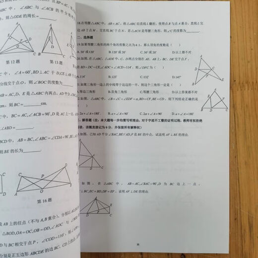 Shanghai Education Edition New Shanghai Huayu Middle School Junior High School Mathematics Zhou Shuang, Grade 678, Grade 678, Vidéo Explication, Parallel Class of Huitième Grade 1 Volume 8, Version électronique Réponse