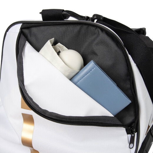 Nike (Nike) Bolso para hombres Bolso para mujeres 25 Summer Nuevo entrenamiento de fitness Bag Sports Bolsos de moda Viajes de gran capacidad Bolsa Crossbody DX9789-100/White Misc