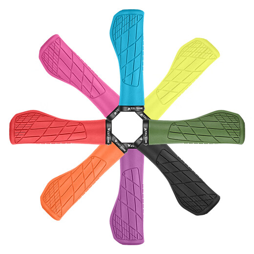 Western rider bicycle handlebar cover colorful handle mountain bike handlebar anti-slip locking cycling handlebar cover grip accessories black with palm rest